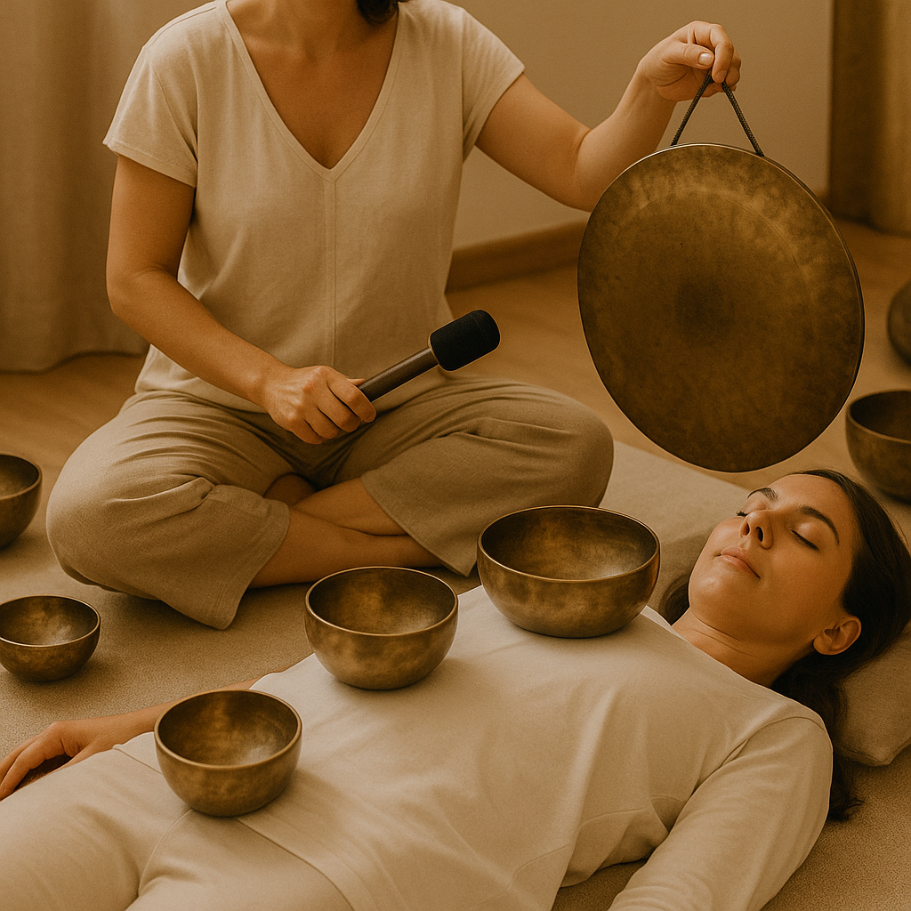 trattamento individuale con campane tibetane e gong Catania Sicilia